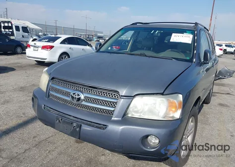 2007 Toyota Highlander Hybrid Limited V6 from USA, damaged, VIN JTEDW21A870019582